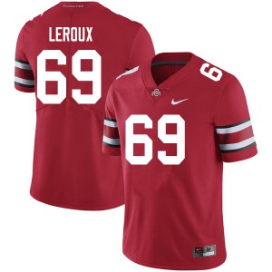 Ohio State Buckeyes Nike #69 Trey Leroux Student Athlete White Football Jersey / Medium