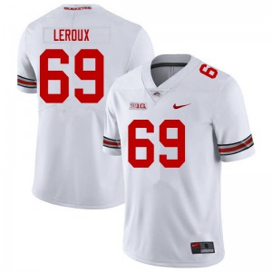 Nike Youth Ohio State Buckeyes #69 Trey Leroux Student Athlete Football Jersey / X-Large